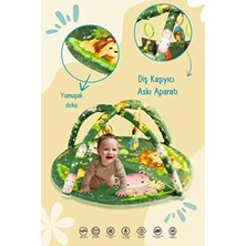 Neşeli Hayvanlar Oyuncaklı Oyun Minderi Oyun Halısı