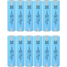 Aspilsan A28 Başlıksız Puntalı 3.7V 2900MAH 25A Discharge Şarjlı Li-Ion Pil 12 Adet Set