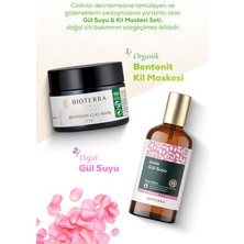 Gül Suyu ve Kil Maskesi Seti – Yağlı ve Karma Ciltler Için Gözenek Sıkılaştırıcı