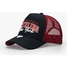 Kadın Erkek Lacivert Trucker Şapka Space Collection Earthling