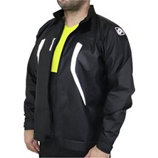 Go Out Dikişsiz %100 Su ve Rüzgar Geçirmez Motorcu Montu Reflektörlü PVC Malzeme ile 4 Mevsim Kullanım