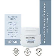 Clara Hygienics Vegan Ayak ve Topuk Çatlak Kremi 100 ml Onarıcı ve Besleyici Özelliklerle Yoğun Nem Desteği