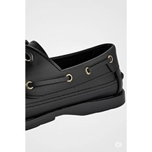 Tamamı Hakiki Deri Garantili Rahat Günlük Mokasen Tekne Stili Rahat Erkek Ortopedik Taban Ayakkabı