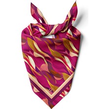 Bordo Rüzgarı Desen Bandana/fular
