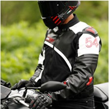 Forte Gt AR54 Deri – Kırmızı Korumalı Motosiklet Deri Tekstil Mont Ceket