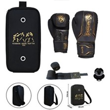 Legacy Kick Boks Eldiveni Boks Eldiveni Muay Thai Eldiveni 3'lü Set ve Eldiven Taşıma Çantalı