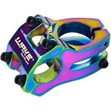 Wake Rainbow Bisiklet Kısa Gidon Boğazı 40MM Bisiklet Yedek Parça Aksesuarı Wake Rainbow