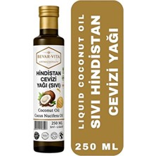Bevar-Vita Sıvı Hindistan Cevizi Yağı 250 ml Soğuk Sıkım Cam Şişe Donmayan Sıvı Form