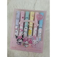 Fosforlu Kalem Seti Kuromi Melody Pompompurin Pochacco My Melody Hello Kitty