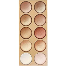 Diamond 10'lu Göz Farı 02 Işıltılı Renklerle Profesyonel Makyaj İçin Palet