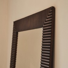 Koyu Ahşap Ekstra Büyük Premium Boy Aynası 190CM x 100CM