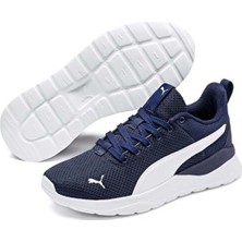 Puma Anzarun Lite Jr Unisex Spor Ayakkabı Lacivert Tekstil Malzeme ile Konforlu Tasarım