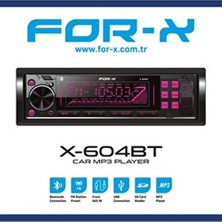 X-604BT Çift USB 3 Amfi Çıkışlı Oto Teyp