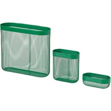 Skadis Yeşil 3'lü Sepet Çok Amaçlı Pano Parçası