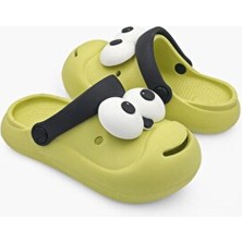 Günlük Unisex Bahçe Plaj Terliği Limon Renk Terlik