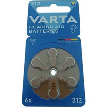 Varta Işitme Pili 312 6'lı Blister
