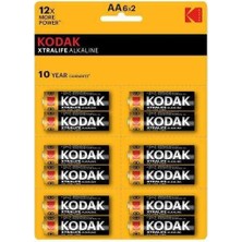 Kodak Pil Kaa-2/6 Xtralife Alkalin 12’li Kartela