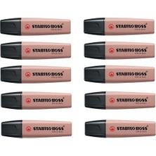 Stabilo Fosforlu Kalem Boss Nature Colors Bej 10'lu Paket