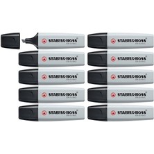 Stabilo Fosforlu Kalem Boss Nature Colors Koyu Gri 10'lu Paket