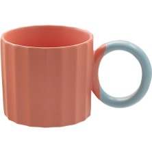 Kupa Runden Porselen Kupa Pembe 250 ml