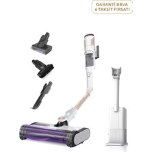 Detect Clean & Empty Auto Empty Sistemli Turbo Başlıklı Şarjlı Dikey Süpürge