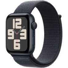 Watch Se Gps 40MM Gece Yarısı Alüminyum Kasa Spor Loop Kordon Akıllı Saat MXEA3TU/A
