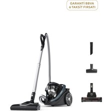 Tefal Silence Force Cyclonic Effitech Toz Torbasız Elektrikli Süpürge Günlük Kullanım İçin Kloş Tasarım