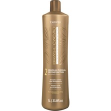Cadiveu Brasil Cacau Saç Düzleştirici Protein Bakımı 1000 ml Kadınlar İçin Termo-Aktif Bakım
