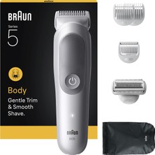 Braun Series 5 BG5550 Kuru ve Islak Vücut Tıraş Makinesi Günlük Kullanım İçin Şık Tasarım