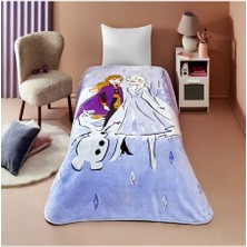 Lisanslı Disney Frozen Hello Tek Kişilik Battaniye