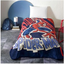 Taç Lisanslı Spiderman Block Yazlık Kloş Elbise Çok Renkli Grafik Desenli Özel Olay