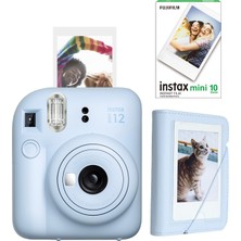 Fujifilm Instax Mini 12 Mavi Fotoğraf Makinesi Kadınlar İçin Stil Sahibi Özel Olay Seti