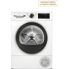 WQG244C1TR Serie 6 Beyaz Isı Pompalı Kurutma Makinesi 9 kg