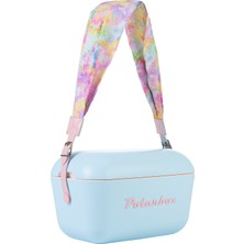 Prinkstyle Tie Die Pink Kayışlı Mavi Pembe Soğuk ve Sıcak Tutucu Thermo Çanta 20 Lt