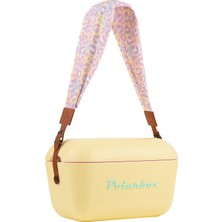 Prinkstyle Animal Classic Pamuk ve Deri Kayışlı Yellow Blue Soğuk ve Sıcak Tutucu Termal Çanta 20 Lt