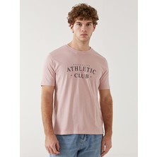 Lc Waikiki Yeni Sezon Bisiklet Yaka Kısa Kollu Baskılı Penye Erkek Tişört