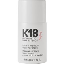 K18 Leave In Molecular Repair Saç Bakım Maskesi 15 ml Kadınlar İçin Etkili Onarıcı Formül