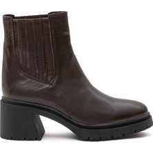 Bulldozer Deri Kahve Kadın Bot BUL-260558