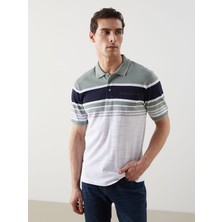 Lc Waikiki Yeni Sezon Polo Yaka Çizgili Pike Erkek Tişört
