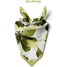 Linen Bloom Desen 70*70CM Bandana/fular