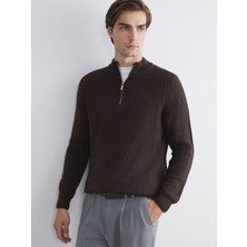 Lc Waikiki Yeni Sezon Dik Yaka Uzun Kollu Erkek Triko Kazak