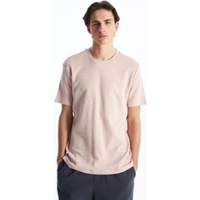 Lc Waikiki Yeni Sezon Bisiklet Yaka Kısa Kollu Çizgili Erkek Tişört