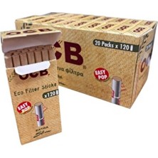 Ocb Organik Ekstra Slim Pamuklu Filtre 5.7 mm 20 Kutu Türkiye Menşeli Yüksek Kalite