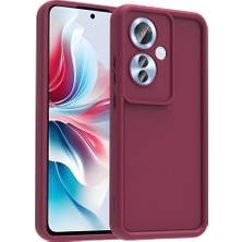 Reno 11F Kılıf Kamera Korumalı N7TH Ananas Kapak - Mürdüm