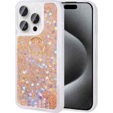 Apple iPhone 15 Pro Kılıf N7TH Milce Kapak-Gold