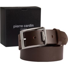 Pierre Cardin Kahve Analin Deri Erkek Kemeri (En 4 Cm) PC4100H0I