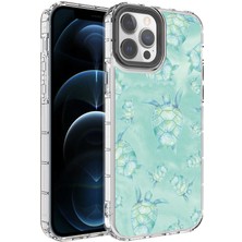 iPhone 14 Pro Kılıf Kamera Korumalı Renkli Desenli Sert Silikon N7TH Korn KAPAK-NO13