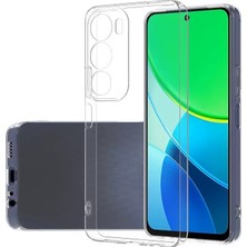 Vivo Y19S Kılıf N7TH Süper Silikon Kapak - Şeffaf