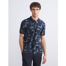 Lc Waikiki Yeni Sezon Polo Yaka Desenli Pike Erkek Tişört