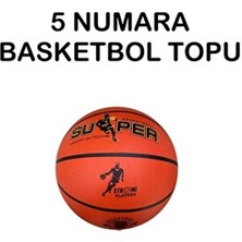 Outdoor Basketbol Topu 5 Numara Süper Basket Top 5 No Turuncu